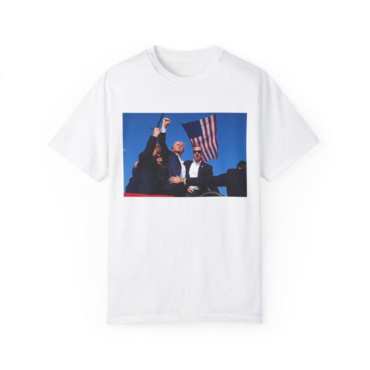 Discover Donald Trump Rally T-Shirt | Trump Shot Tee | Election Shirts | Political Apparel