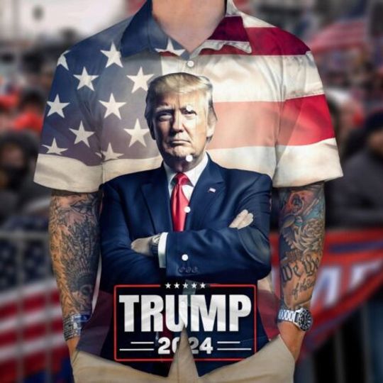 Discover Trump 2024, Donald Trump, Trump, Presidential Election, Trump Flag