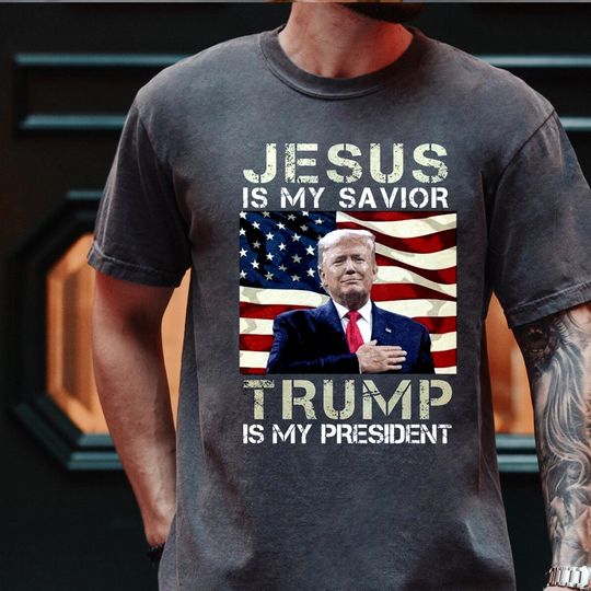 Discover Trump President With America Flag Shirt, Trump Is My President Campaign