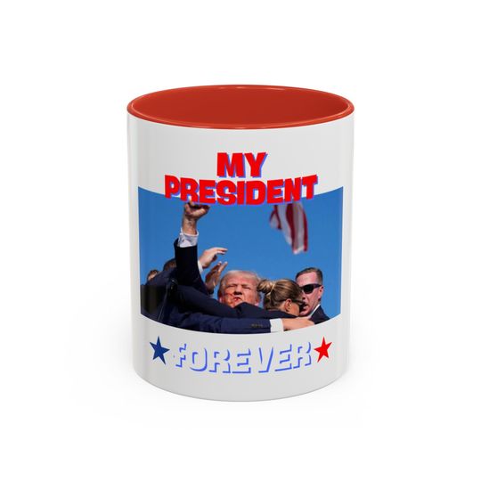 Discover MY PRESIDENT FOREVER. Trump assassination attempt mug