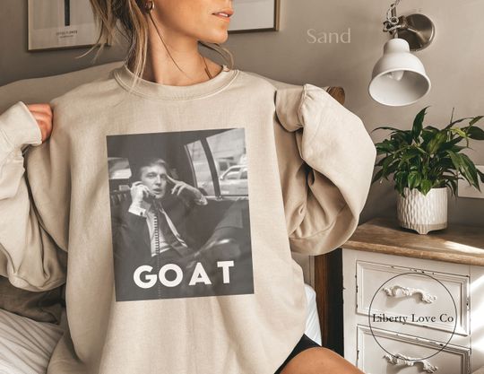 Discover Trump GOAT Sweatshirt - Greatest Of All Time