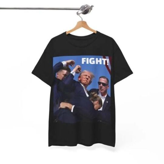 Discover Trump Fight for America T-Shirt, Assassination Attempt, Donald Trump Rally Shoot