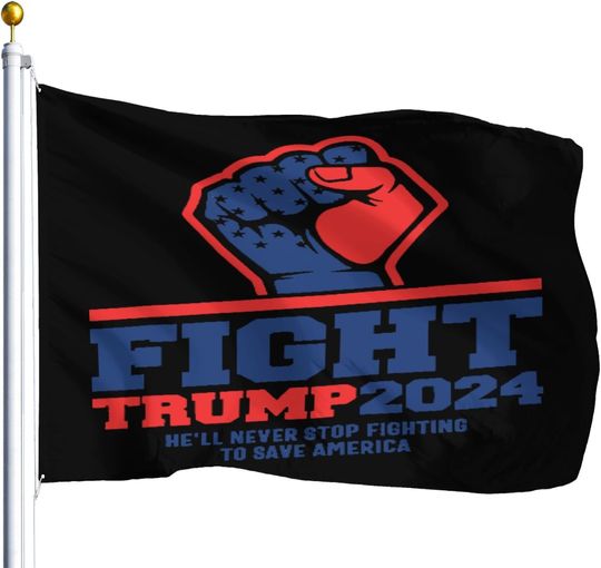 Discover Fights！Trump 2024 Save America 2024 Elections Flags For Room