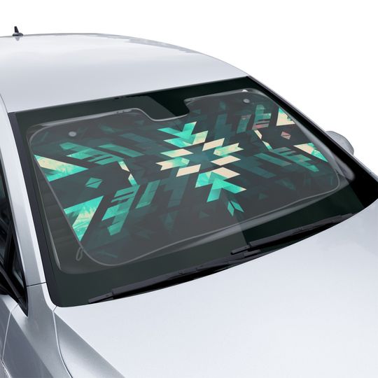 Discover Aztec Art Car Sun Shade