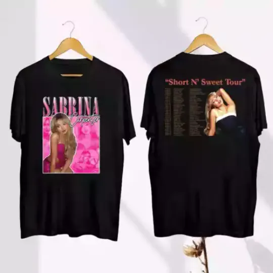 Discover Graphic Sabrina Carpenter Short N Sweet Tour T-Shirt