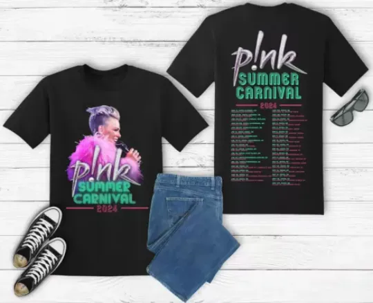 Discover Pink P!nk Singer Summer Carnival 2024 World Tour Men Women T-shirt