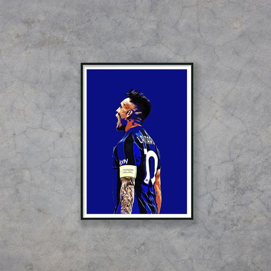 Discover Milan, Italy, Italia, Poster, Martinez, Champions League