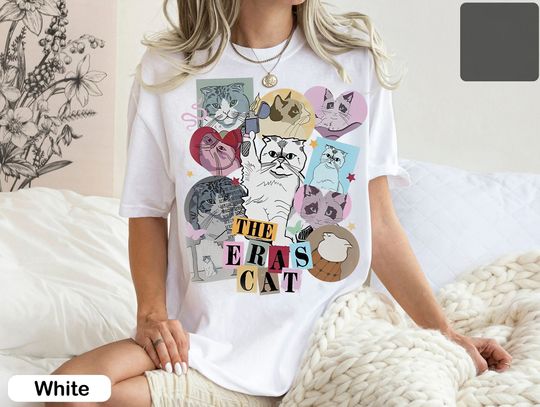 Discover Karma Is A Cat Shirt, Music Lover T-shirt, Eras outfit, Swift Cat Shirt