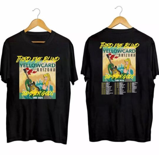Discover Third Eye Blind 2024 Tour Shirt, 2024 Summer Gods Tour T-shirt