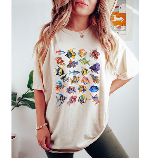 Discover Tropical Fish Shirt, Fish Vacation Shirt, Aquarium-Fish Shirt