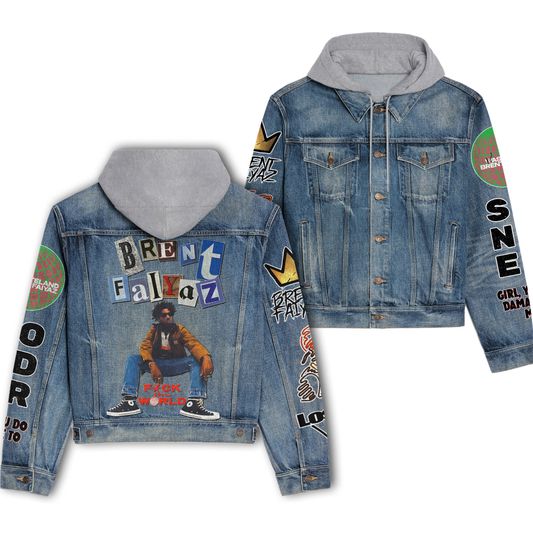 Discover bre fz 2 Unisex Hooded Denim Jacket