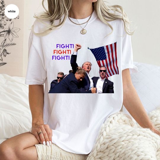 Discover Trump Assassination Fight Shirt 2024