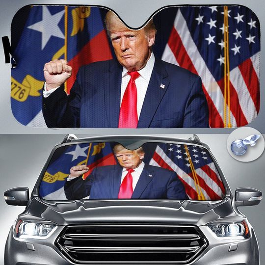 Discover Donald Trump Car Sun Shade, Donald Trump Auto Sunshade, Custom Car Accessory