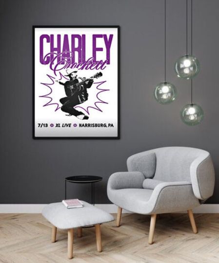 Discover Charley Crockett Tour In Harrisburg PA On July 13 2024 Poster