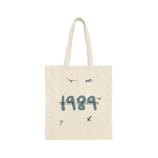 Discover 1989 Taylor's Version Cotton Canvas Tote Bag