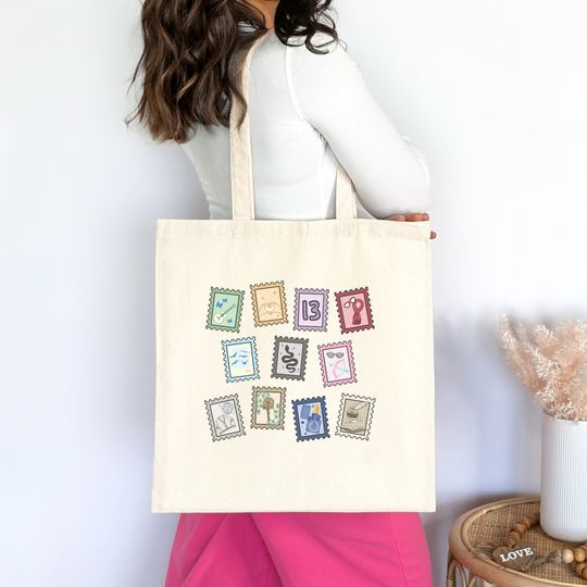 Discover Eras Stamps Tote Bag, Eras Tote Bag