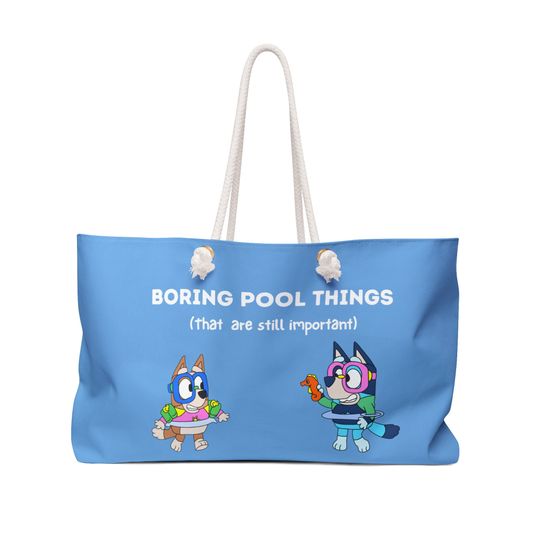 Discover BlueyDad Pool Weekender Bag