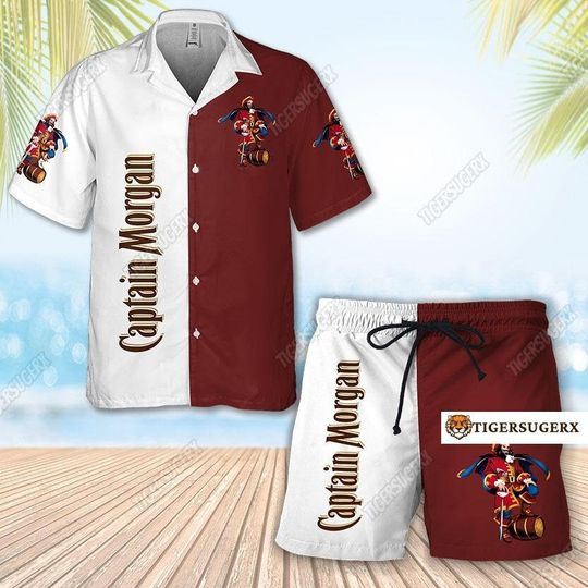 Discover Captain Morgan Hawaiian Summer Shirt and Shorts