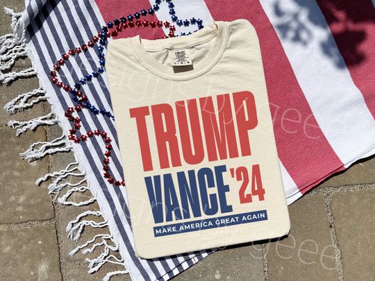 Discover Trump Vance 2024 Patriotic Shirt