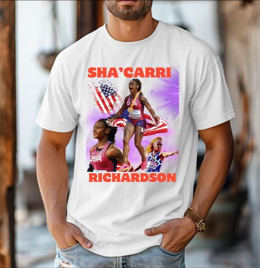 Discover Sha'carri Richardson Shirts, Sha'carri Richardson T-shirt