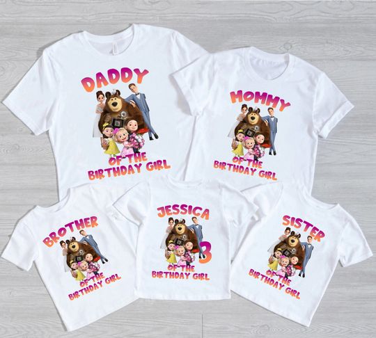 Discover Mash and the Bear Family Birthday Outfit, Birthday Girl Costume,