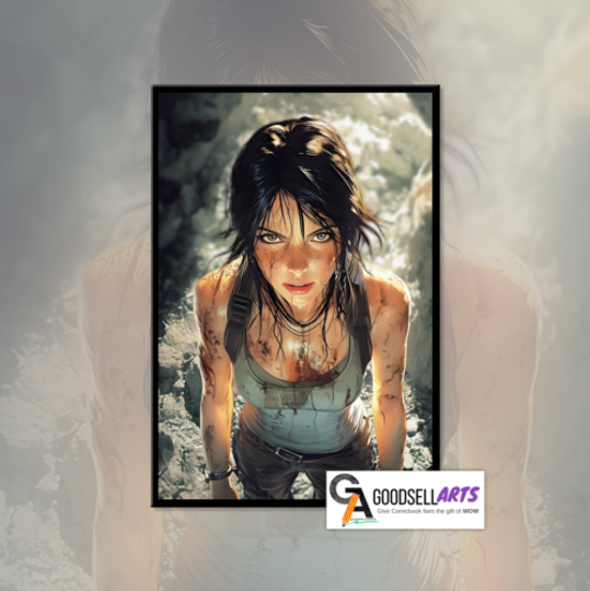 Discover Lara Croft Tomb Raider Poster | Gaming Poster | Art Print | Game room decor
