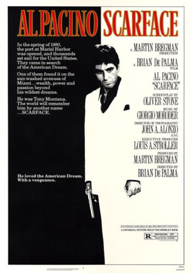Discover Scarface (1983) Movie Poster Vintage Movies Poster