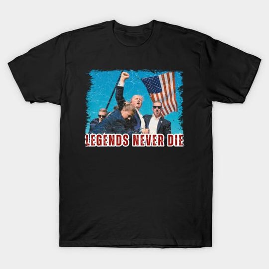 Discover Trump Shot Graphic T-Shirt - Bold Political Statement