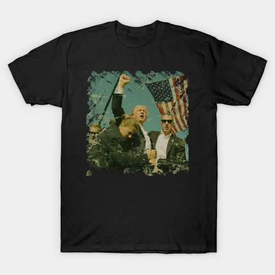 Discover Trump shot vintage style - Trump Shot 2024 T-Shirt