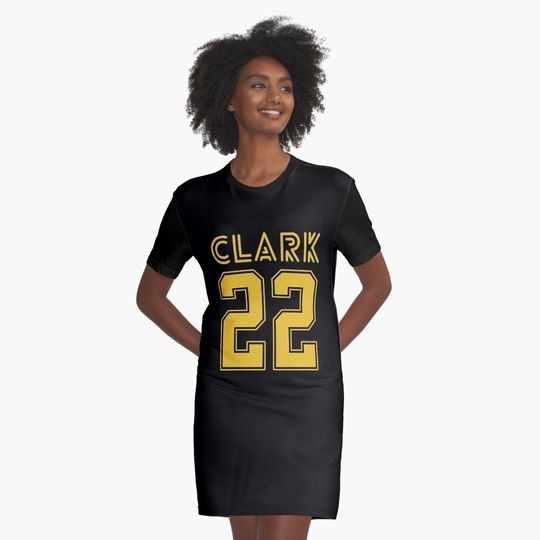 Discover Caitlin Clark 22 Graphic T-Shirt Dress, Gifts for Her