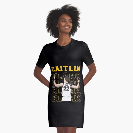 Discover 309 Caitlin Clark Graphic T-Shirt Dress, Gifts for Her