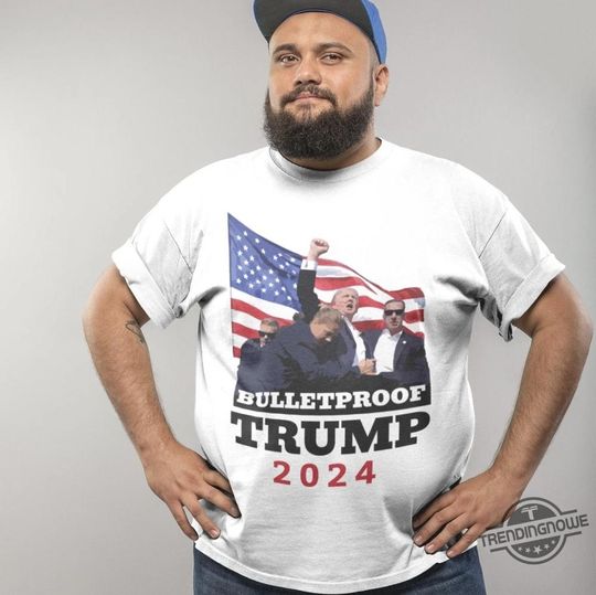 Discover Bulletproof Trump 2024 T-Shirt
