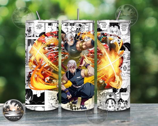 Discover demon Tengen Tumbler with Liz and Straw, Gifts for Fan, Anime Lover Gifts