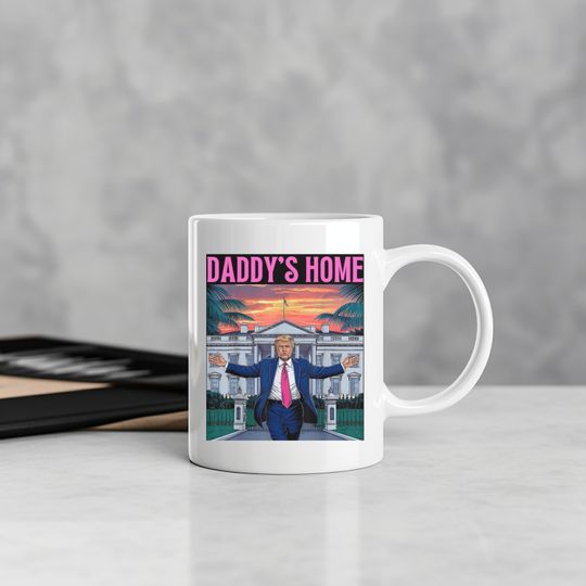Discover Funny Trump Dad Mug, Gift for Father from Daughter