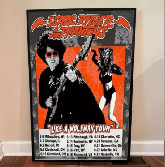 Discover Isaac Rother & The Phantoms - Tour 2024 Poster