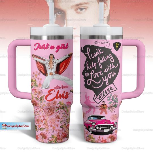 Discover Elvis Presley Tumbler 40oz, Elvis Presley Tumbler 40oz with Handle