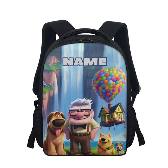 Discover Personalized Flying House Movie Backpack, Up Cartoon Bag