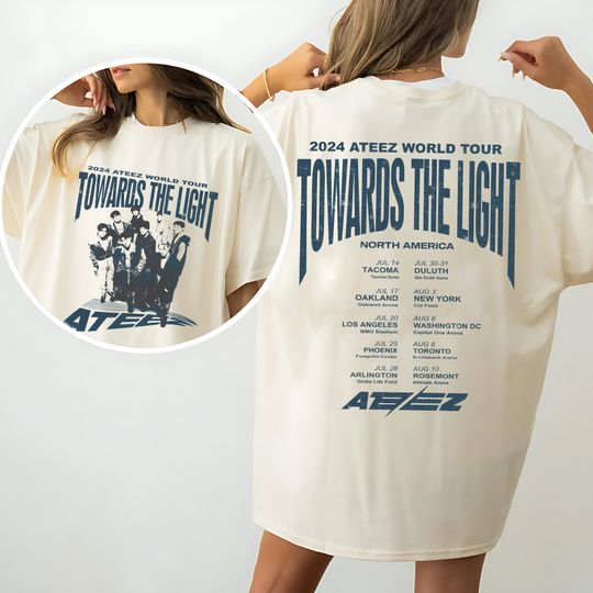 Discover Ateez World Tour Shirt