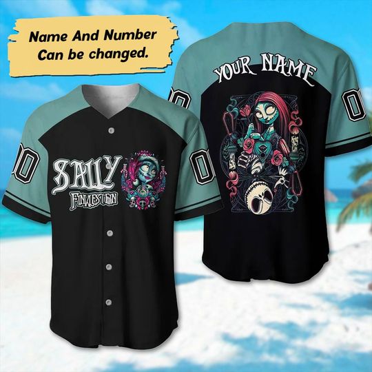 Discover Personalized Nightmare Before Christmas Baseball Jersey Team