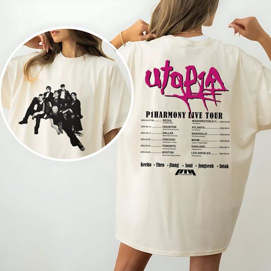 Discover P1Harmony Utop1A Tour Shirt
