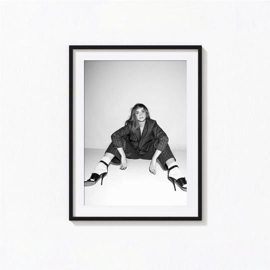 Discover Tate McRae Black and White Album Cover Poster