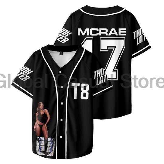 Discover Tate McRae 17 Jersey Think Later Tour 2024 Baseball Jacket Shirts