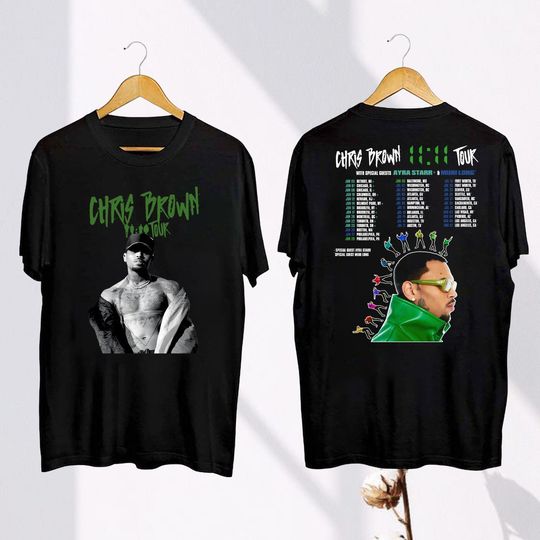 Discover Chris Brown 2024 Concert Shirt, Chris Brown 11:11 Tour 2024 Shirt