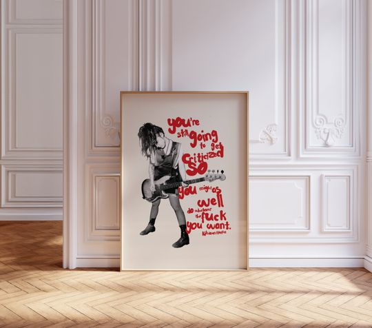 Discover Bikini Kill Poster, Kathleen Hanna