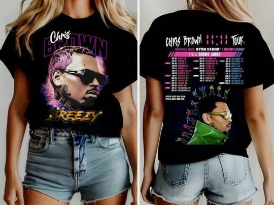 Discover Chris Brown Concert Shirt for 2024