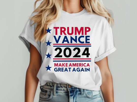 Discover Trump Vance 2024 Shirt, Fight For America, President trump Campaign 2024