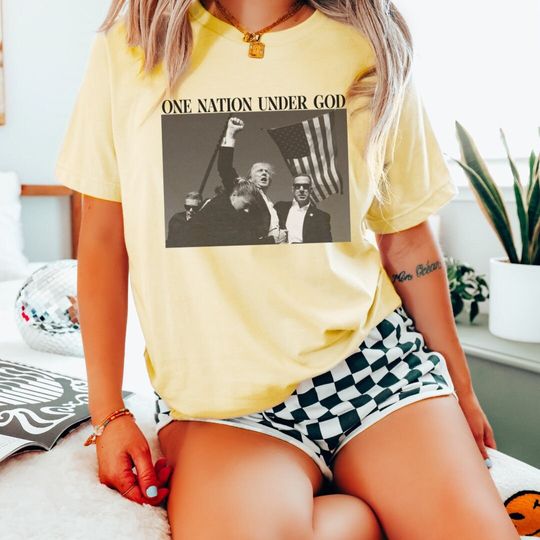 Discover Never Back Down Trump Rally Shirt