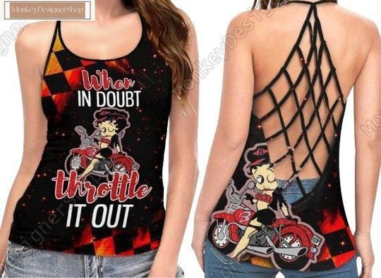 Discover Betty Boop Cross Tank Top