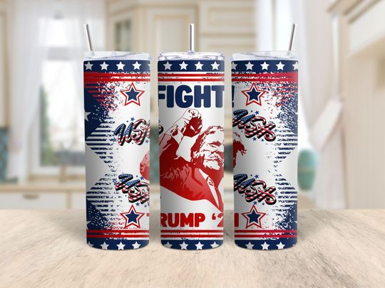 Discover Fight Trump Tumbler Wrap