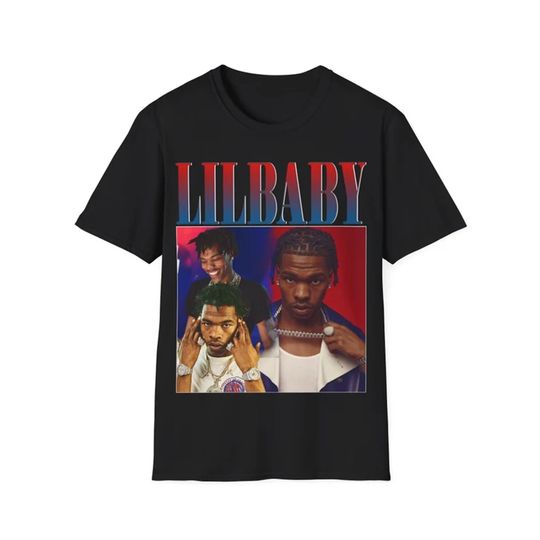 Discover Lil Baby Vintage Bootleg Shirt, 90s Bootleg Rap Tee, Graphic Design T-Shirt